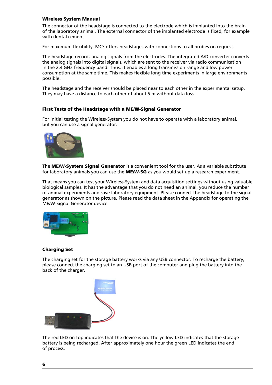 Multichannel Systems Wireless-System Manual User Manual | Page 10 / 62