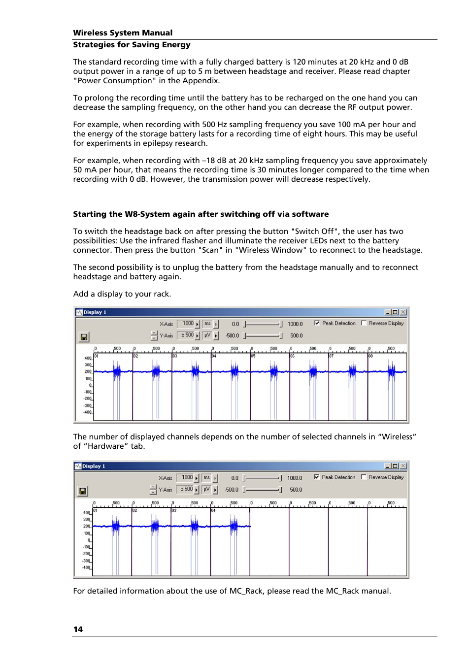 Multichannel Systems Wireless-System Manual User Manual | Page 18 / 62
