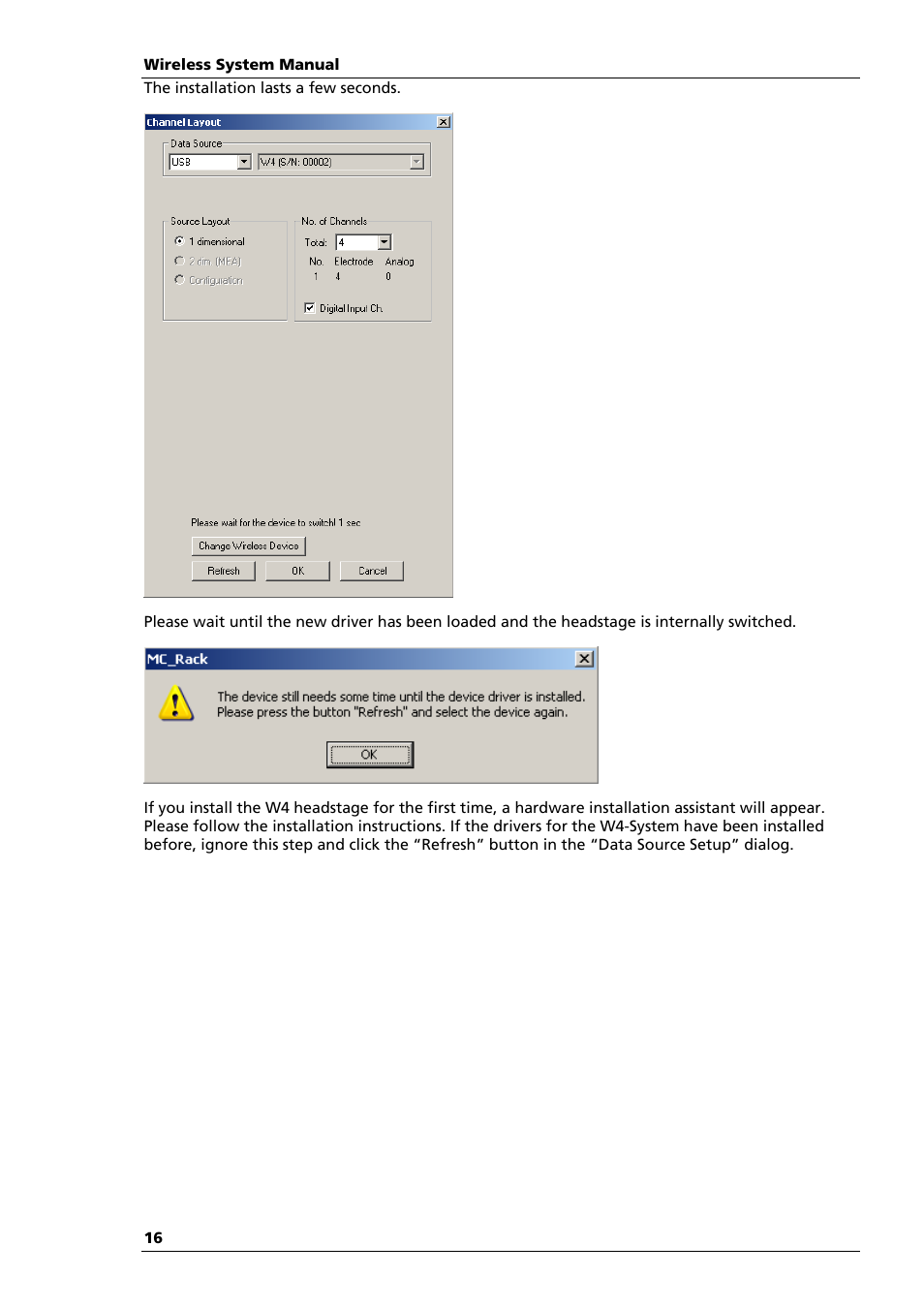Multichannel Systems Wireless-System Manual User Manual | Page 20 / 62