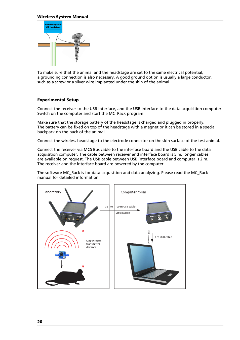 Multichannel Systems Wireless-System Manual User Manual | Page 24 / 62