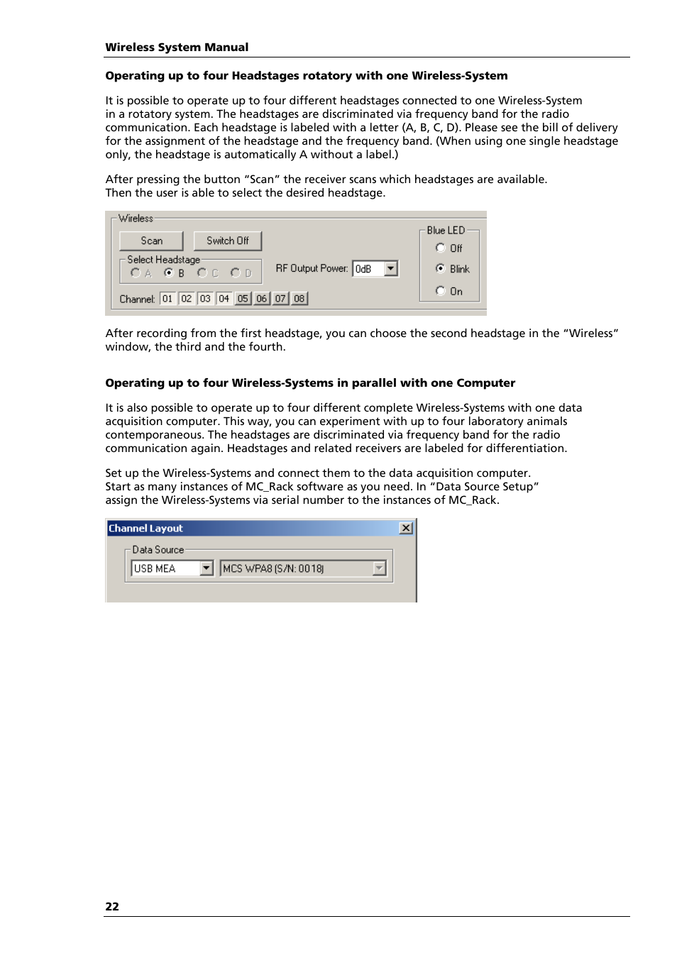 Multichannel Systems Wireless-System Manual User Manual | Page 26 / 62