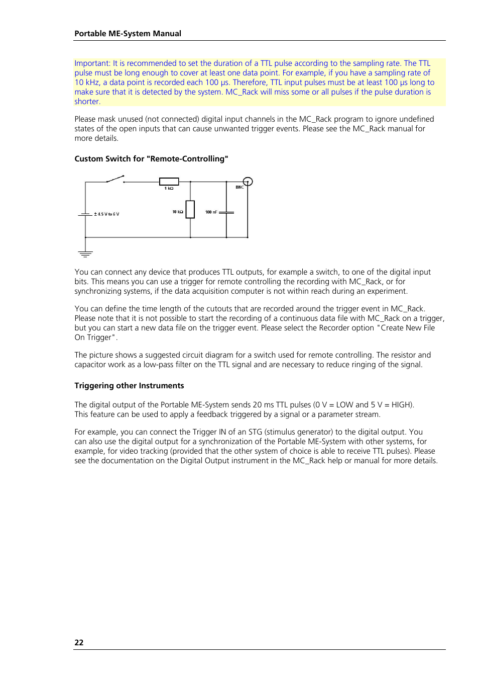 Multichannel Systems Portable_ME-System Manual User Manual | Page 26 / 45