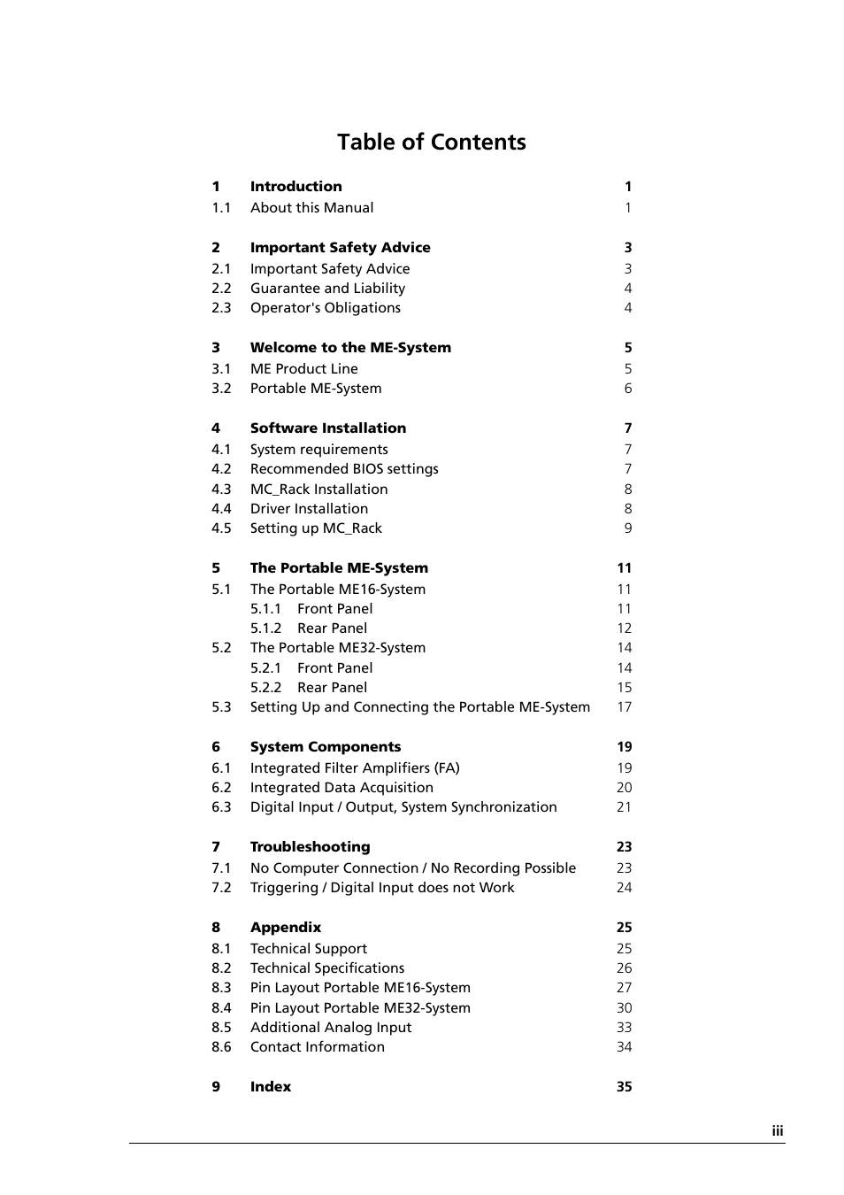 Multichannel Systems Portable_ME-System Manual User Manual | Page 3 / 45