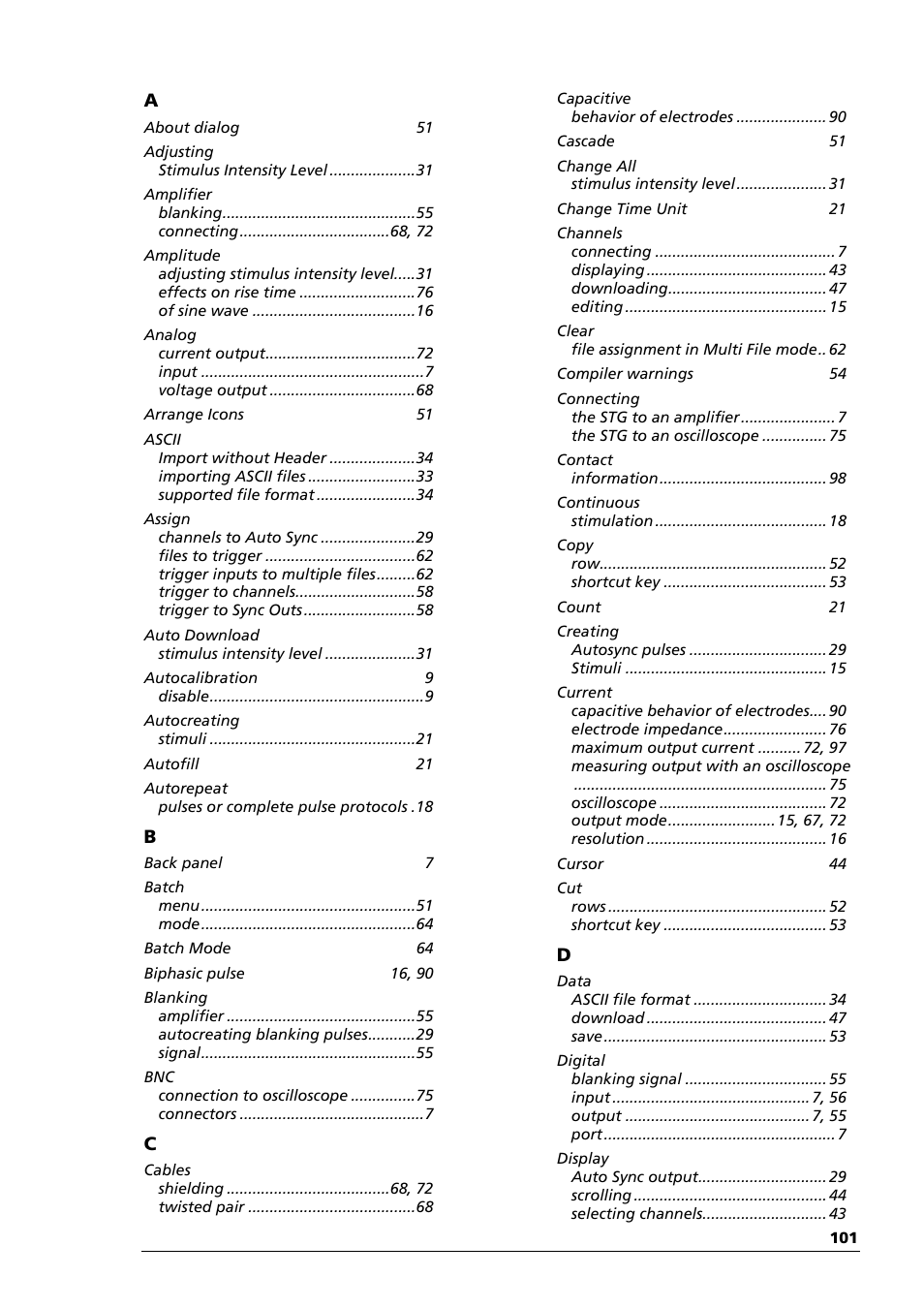 Multichannel Systems STG4002 Manual User Manual | Page 105 / 110