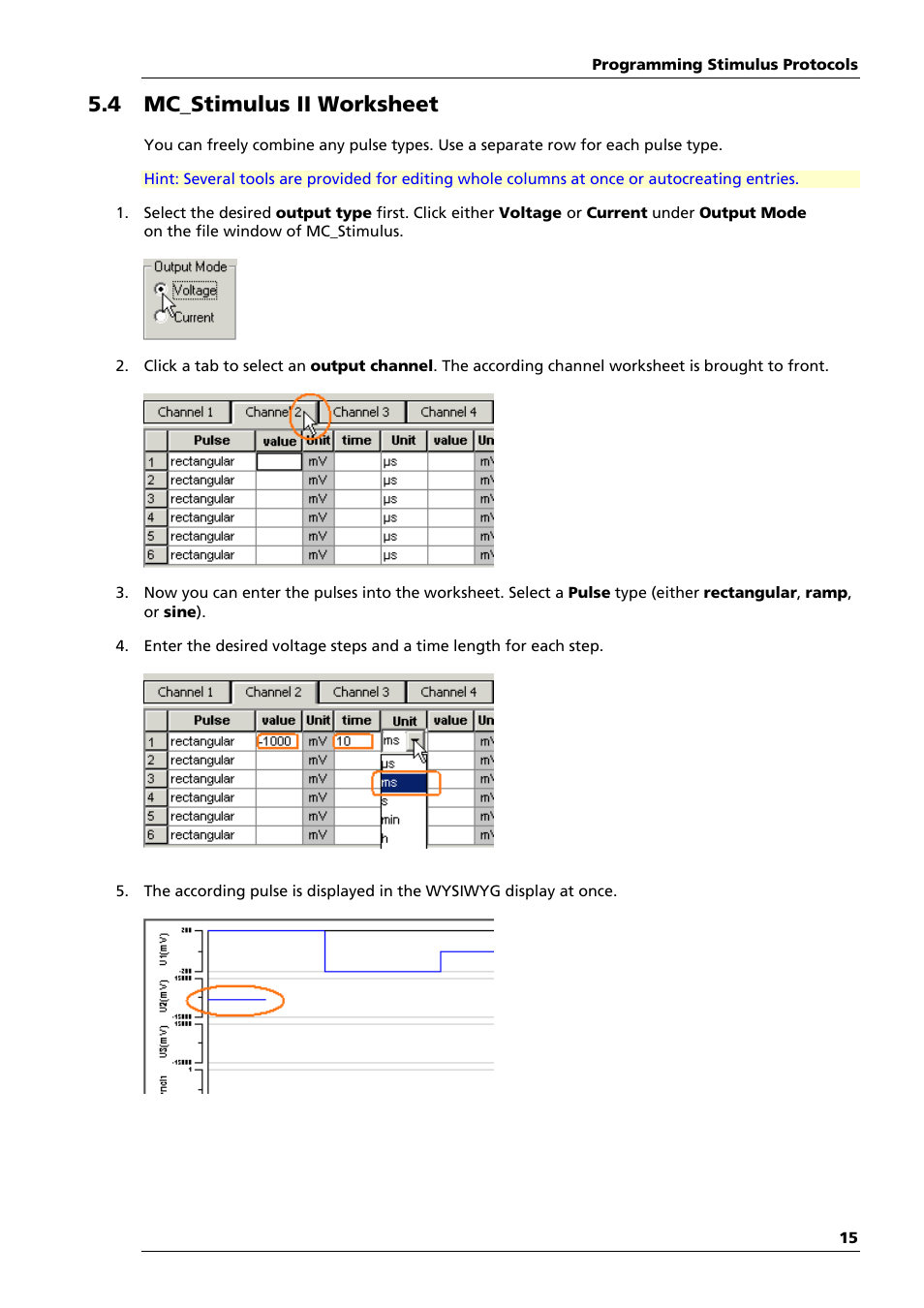 4 mc_stimulus ii worksheet | Multichannel Systems STG4002 Manual User Manual | Page 19 / 110