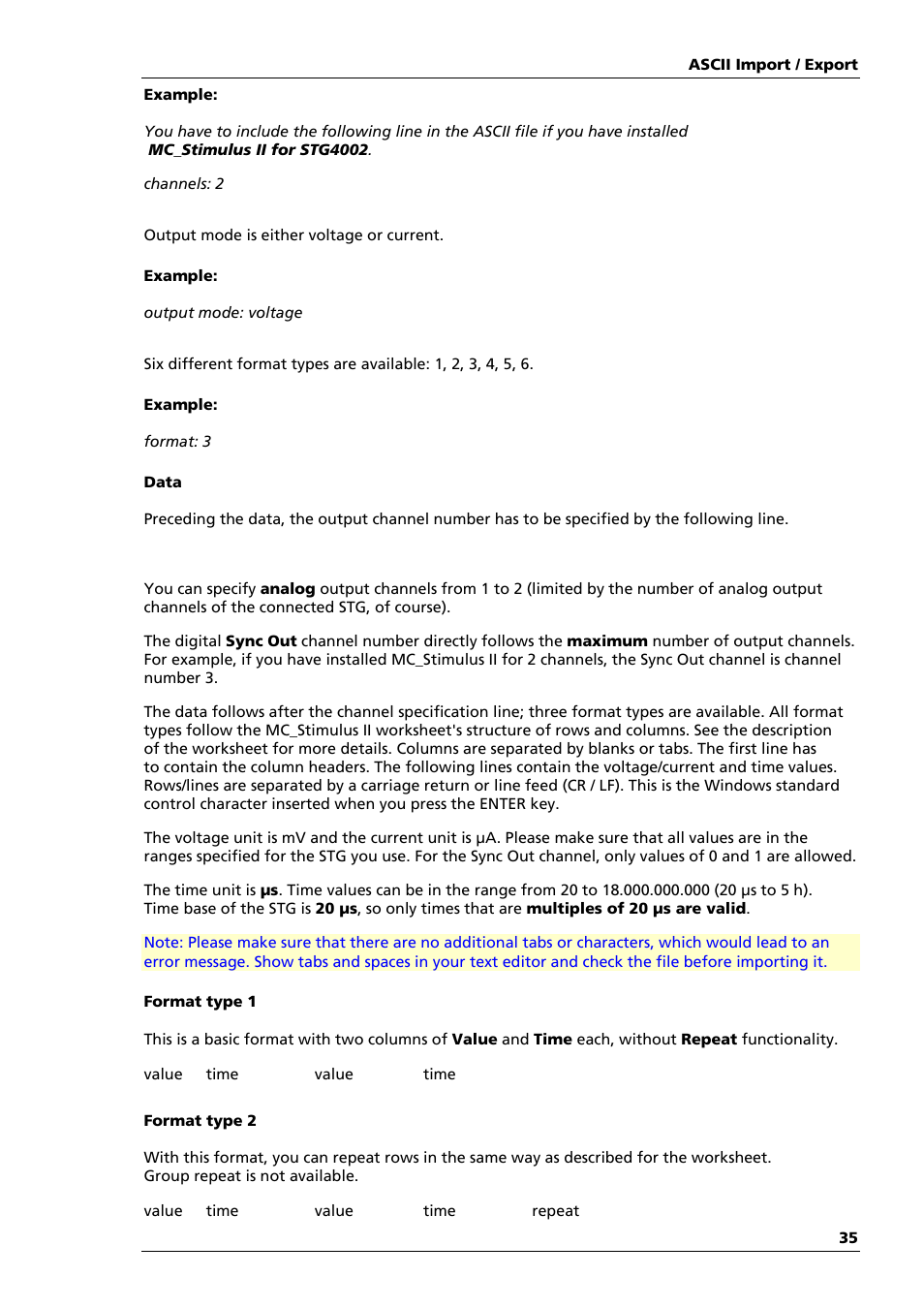 Multichannel Systems STG4002 Manual User Manual | Page 39 / 110