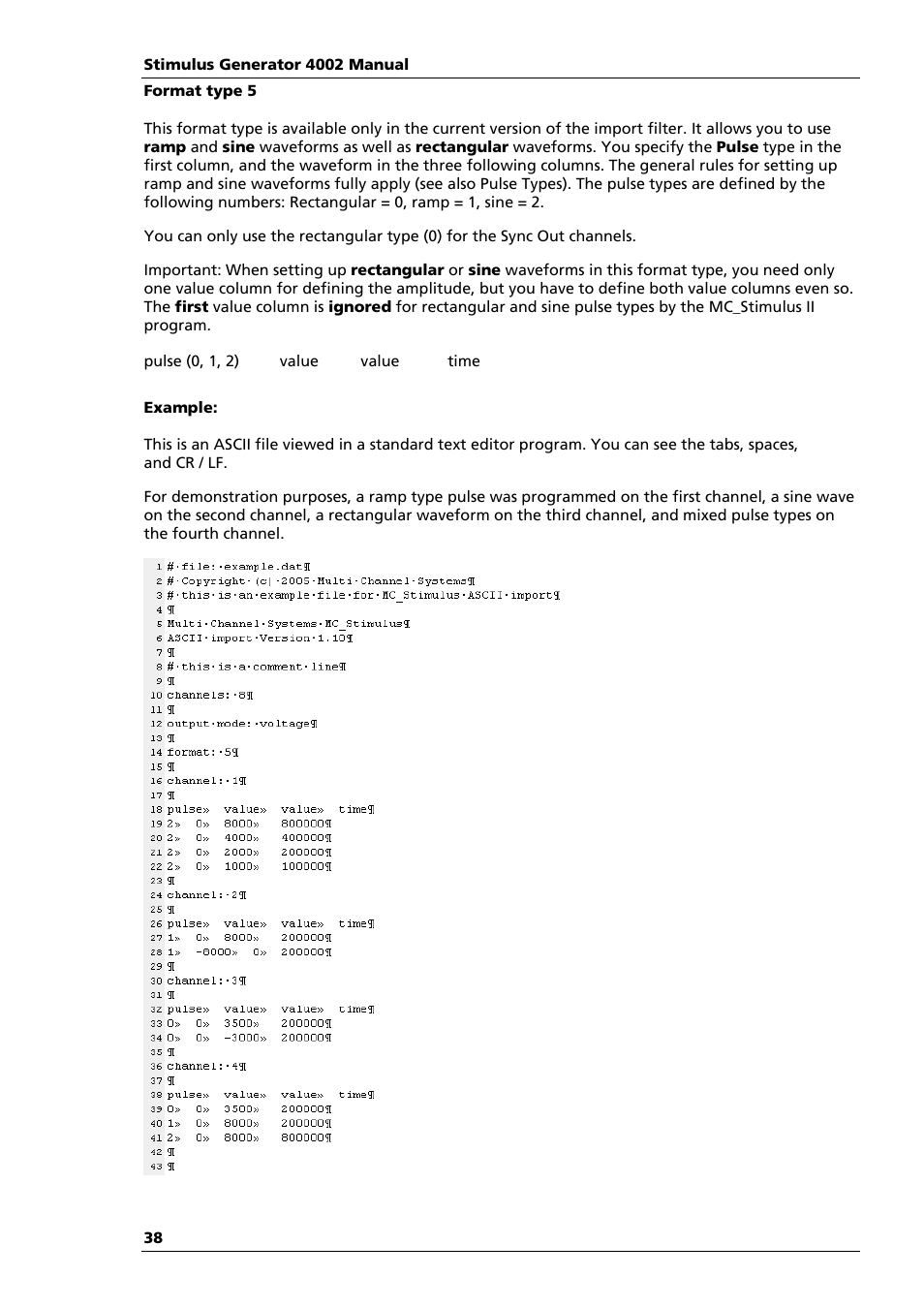 Multichannel Systems STG4002 Manual User Manual | Page 42 / 110