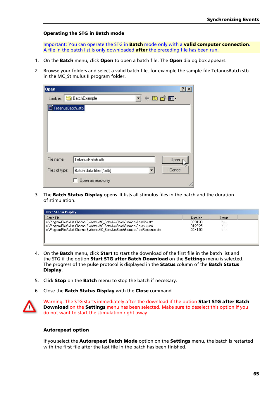 Multichannel Systems STG4002 Manual User Manual | Page 69 / 110