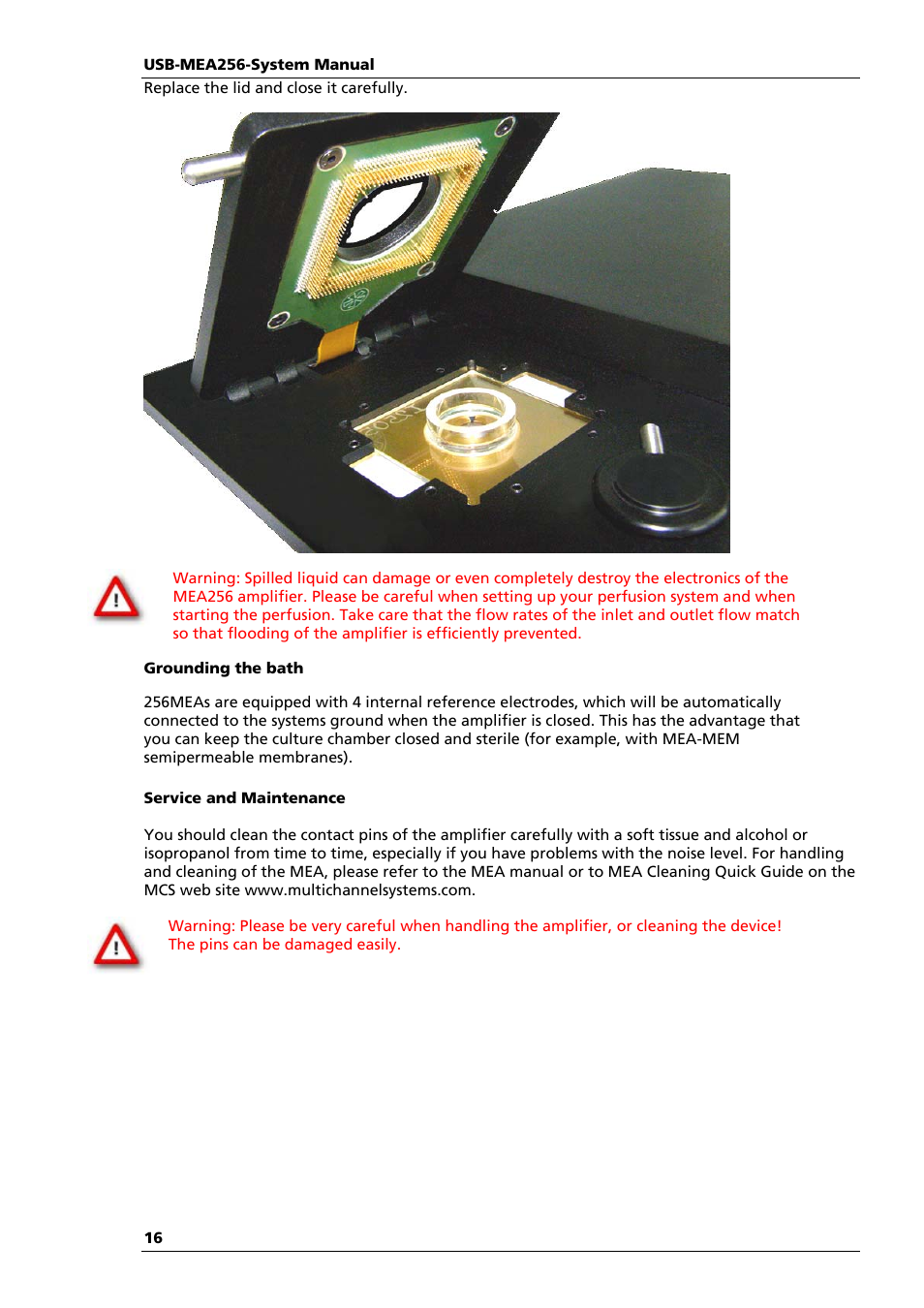 Multichannel Systems USB-MEA256-System Manual User Manual | Page 22 / 66