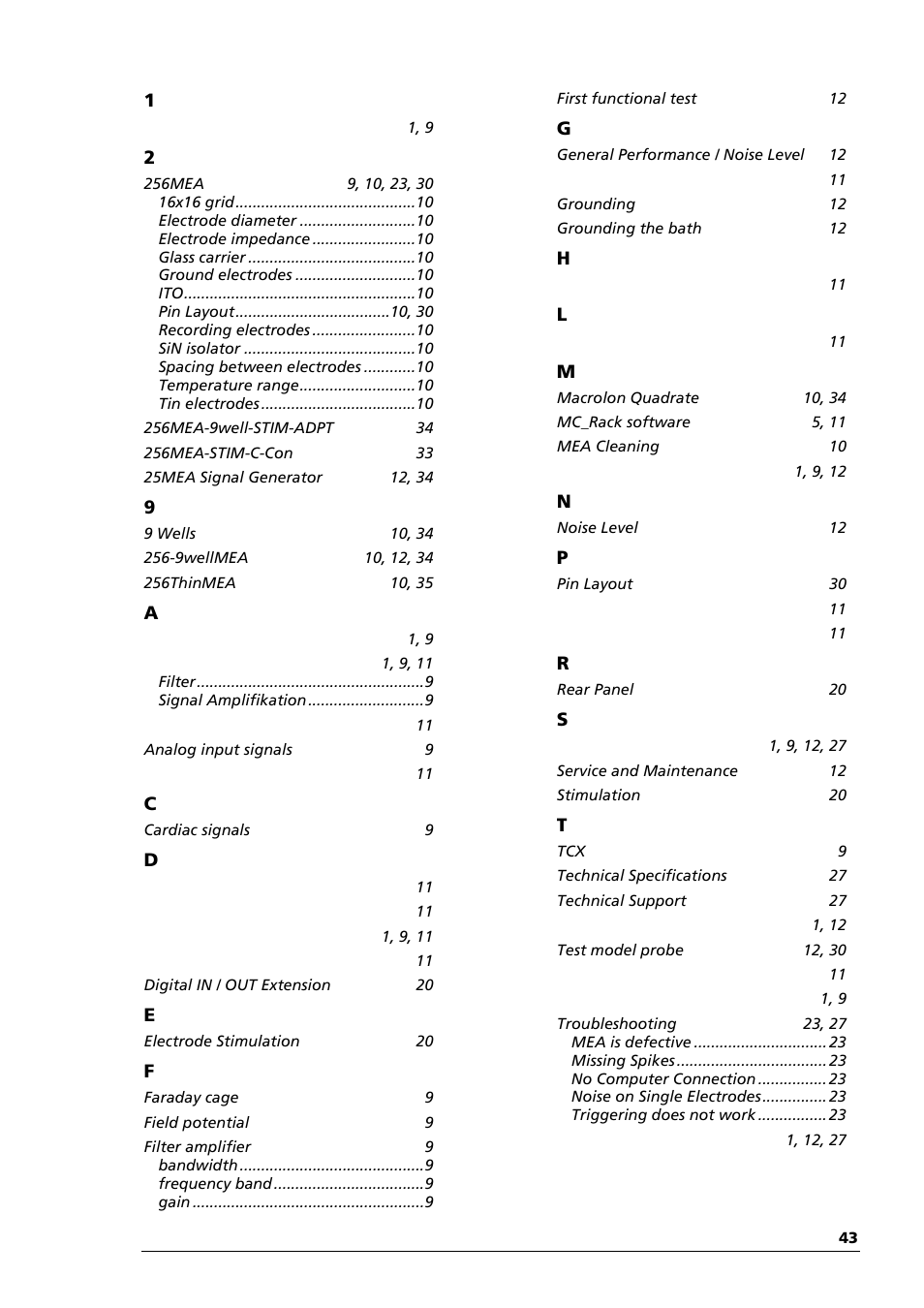 Multichannel Systems USB-MEA256-System Manual User Manual | Page 64 / 66