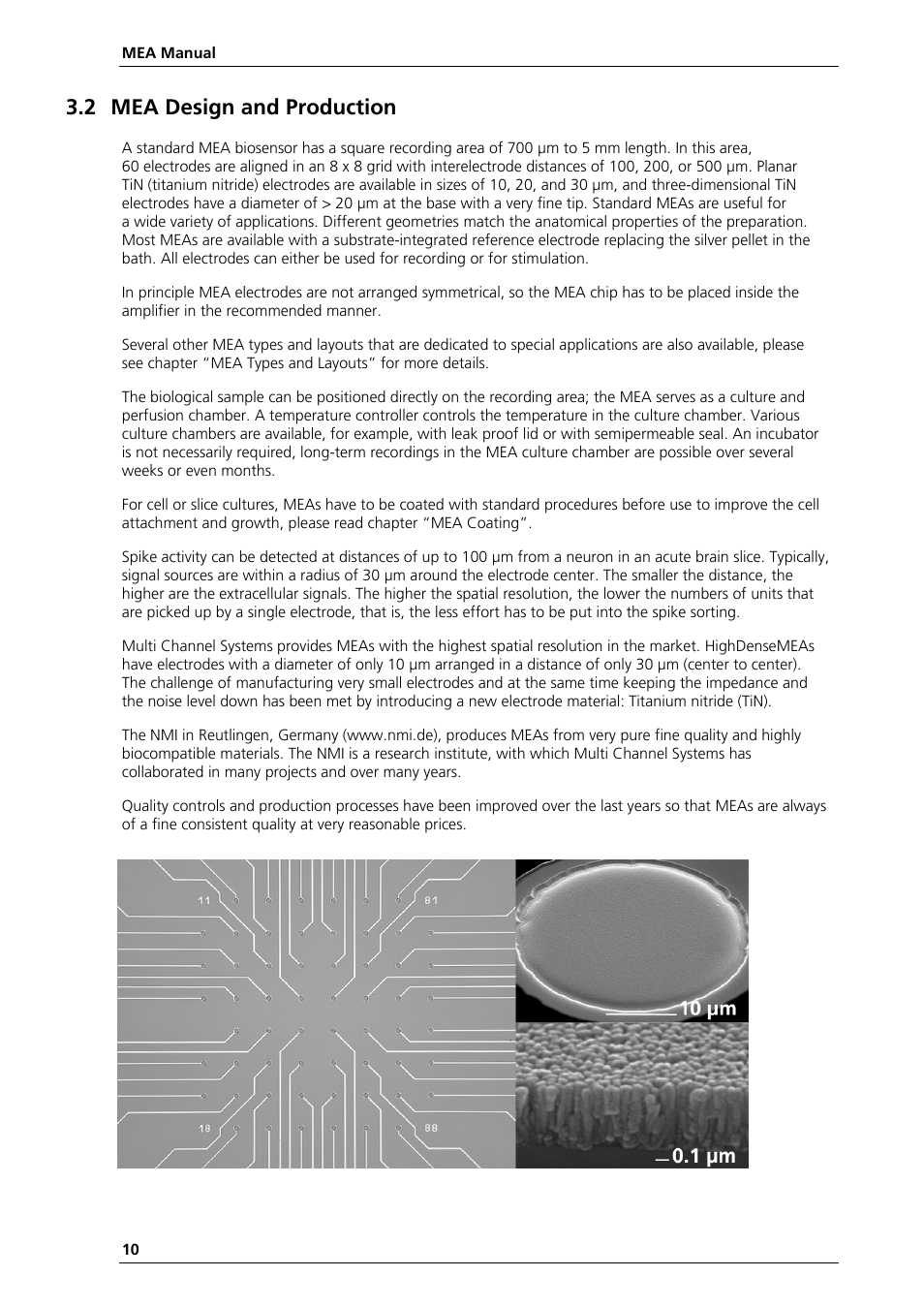 2 mea design and production | Multichannel Systems MEA Manual User Manual | Page 10 / 135