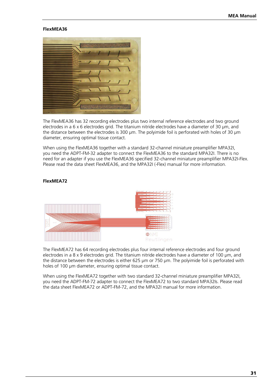 Multichannel Systems MEA Manual User Manual | Page 31 / 135