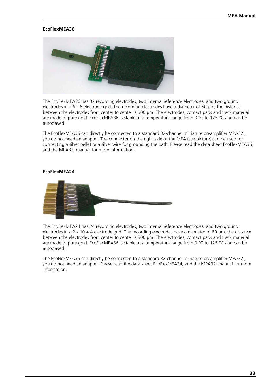 Multichannel Systems MEA Manual User Manual | Page 33 / 135