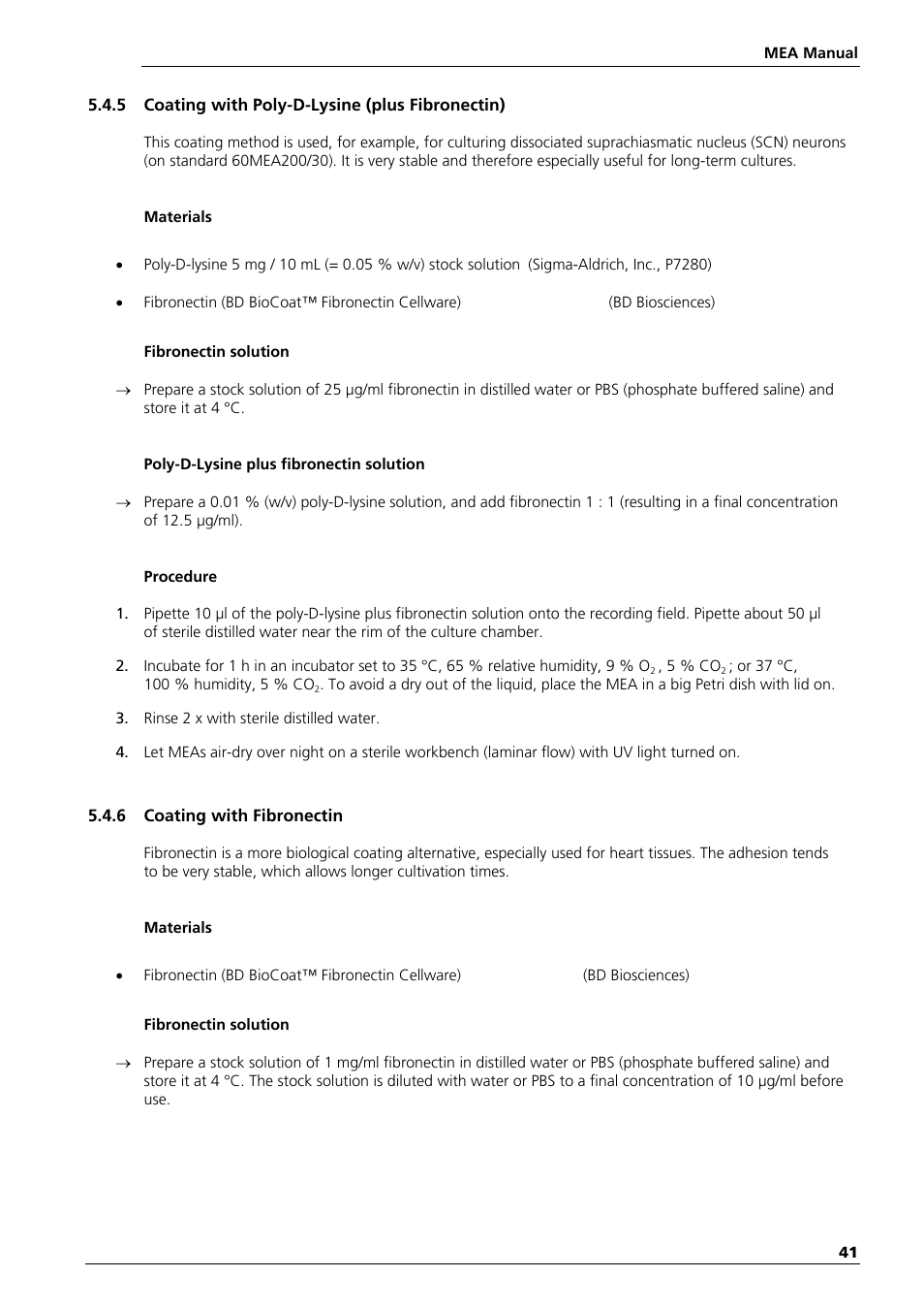 Multichannel Systems MEA Manual User Manual | Page 41 / 135