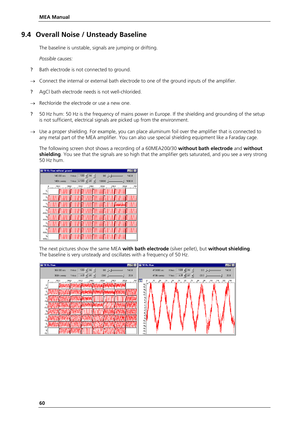 4 overall noise / unsteady baseline | Multichannel Systems MEA Manual User Manual | Page 60 / 135