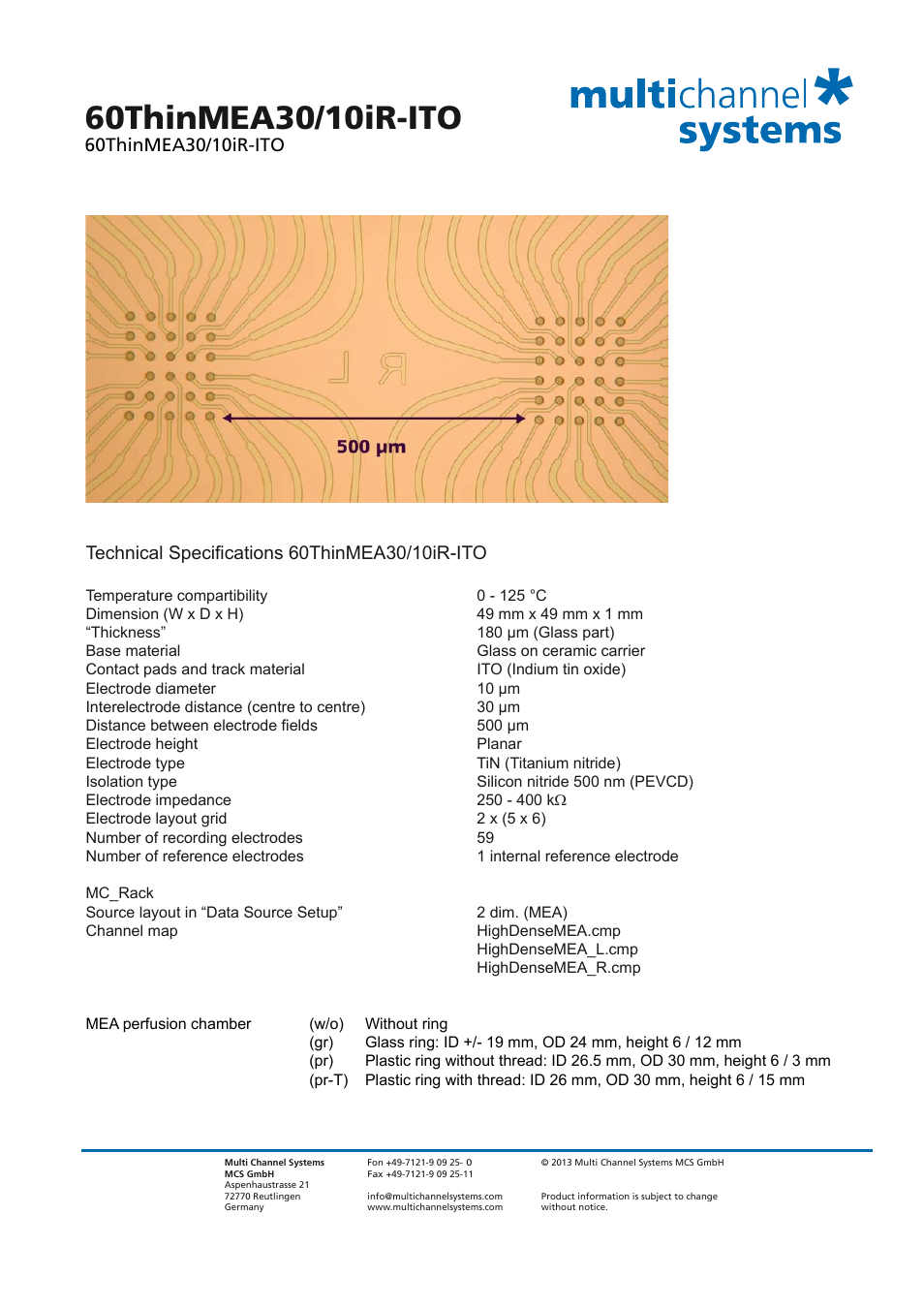 Multichannel Systems MEA Manual User Manual | Page 78 / 135