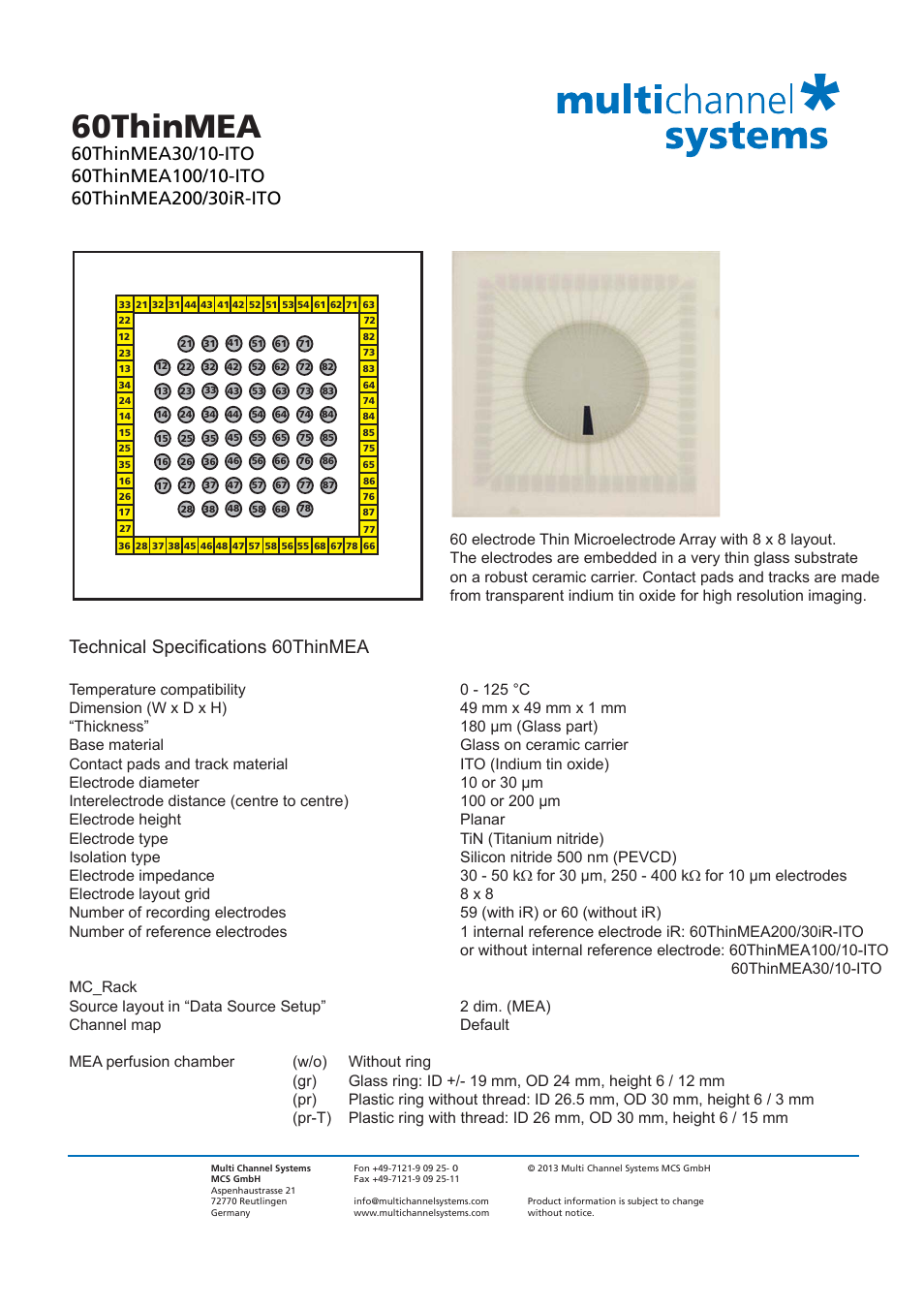 60thinmea | Multichannel Systems MEA Manual User Manual | Page 80 / 135