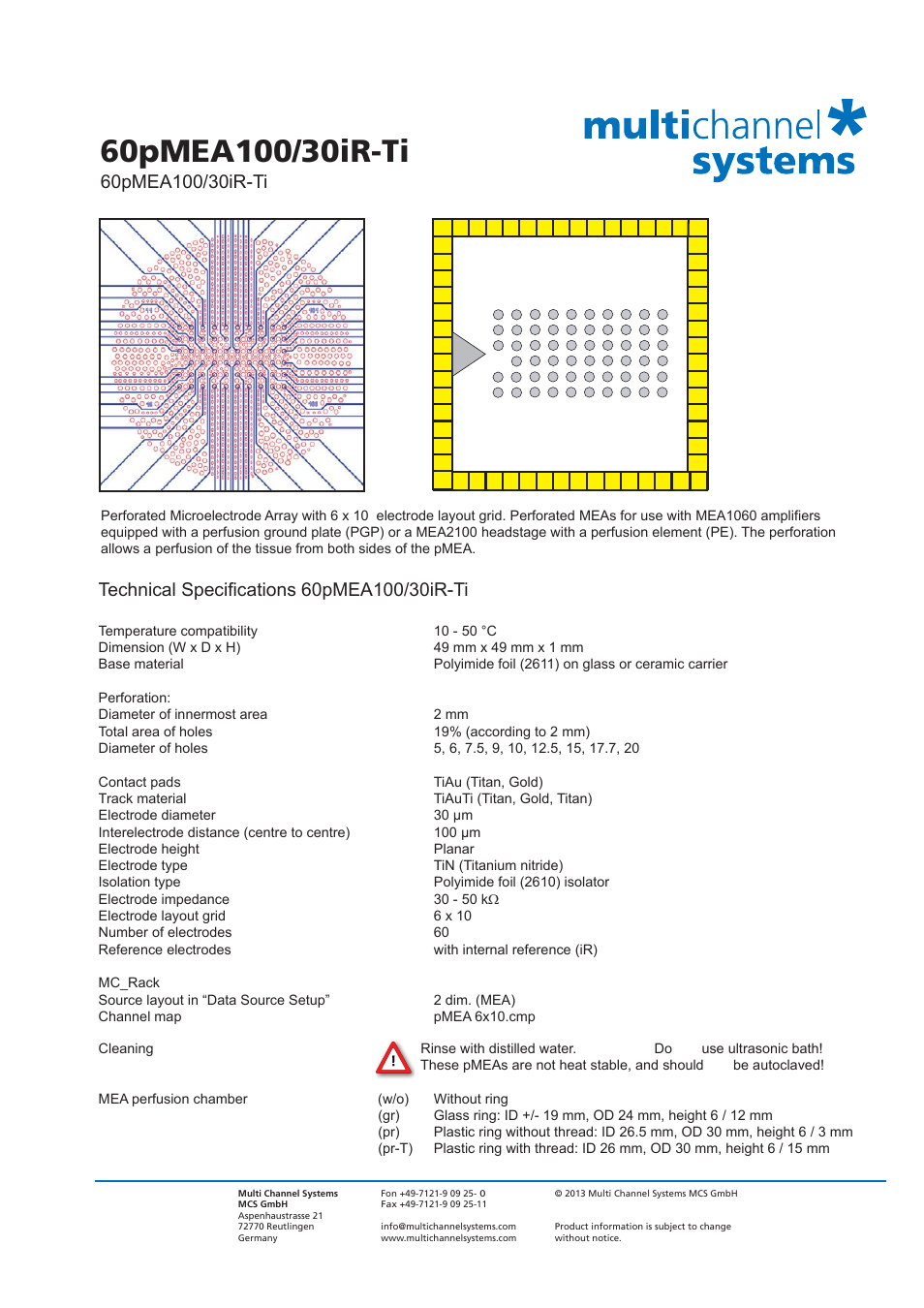 Multichannel Systems MEA Manual User Manual | Page 84 / 135