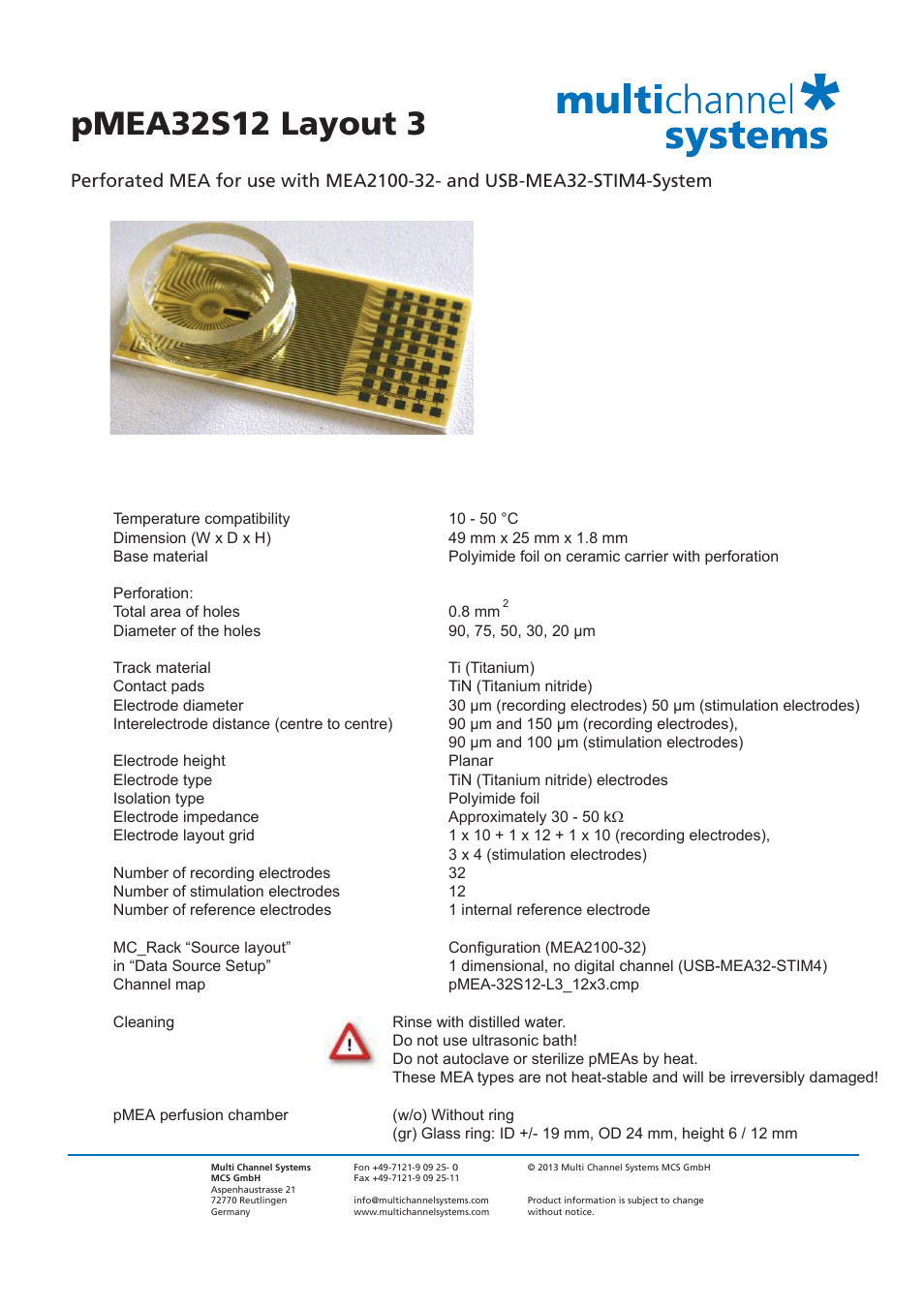 Multichannel Systems MEA Manual User Manual | Page 93 / 135