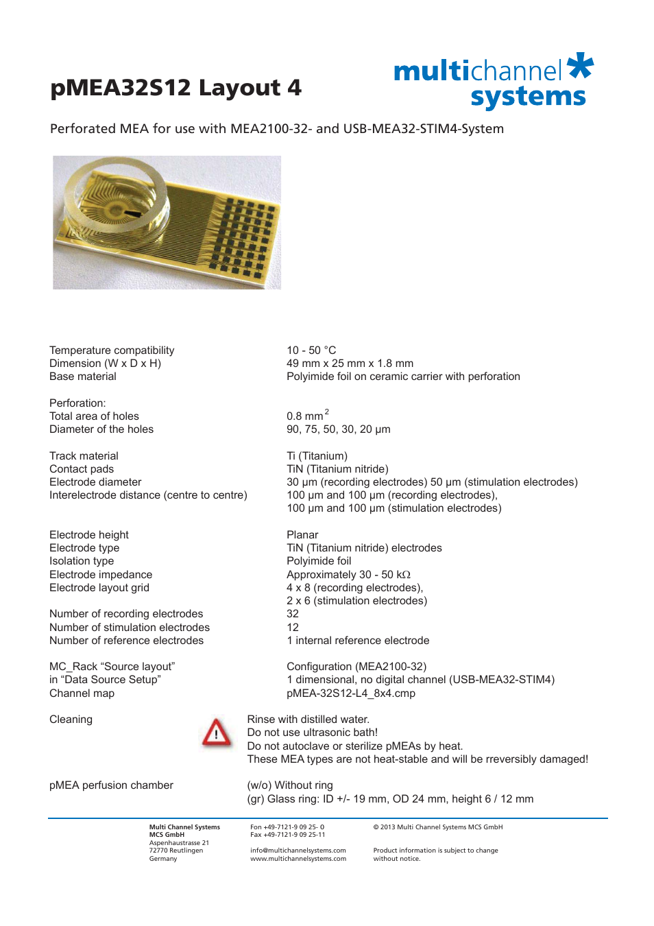Multichannel Systems MEA Manual User Manual | Page 96 / 135