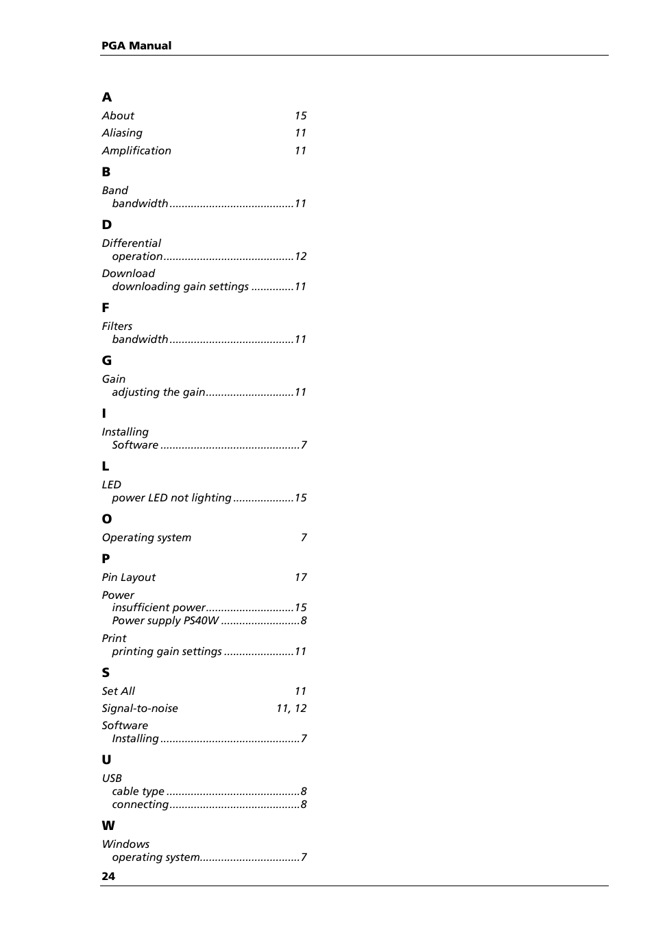 Multichannel Systems PGA Manual User Manual | Page 28 / 29