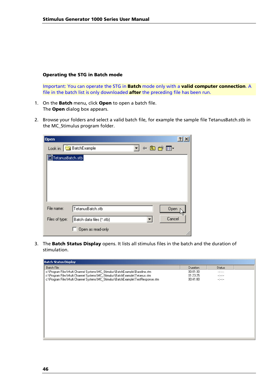 Multichannel Systems STG1000 Manual User Manual | Page 52 / 89