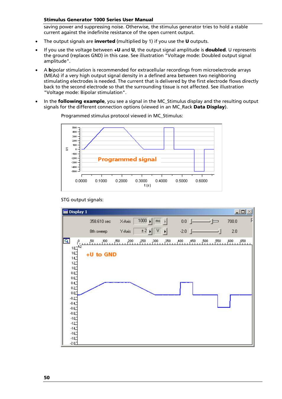 Multichannel Systems STG1000 Manual User Manual | Page 56 / 89