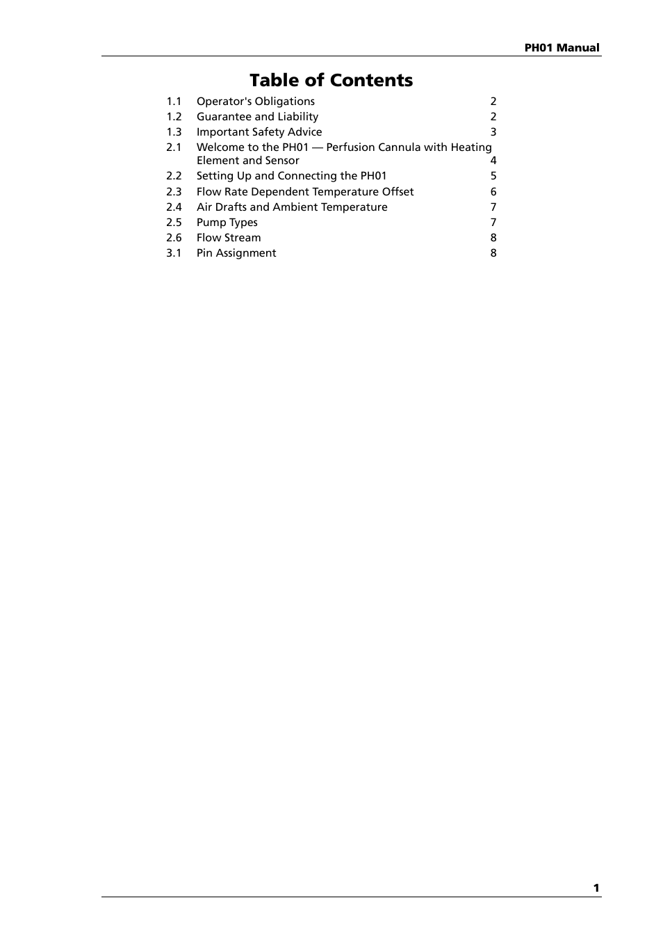 Multichannel Systems PH01 Manual User Manual | Page 3 / 10