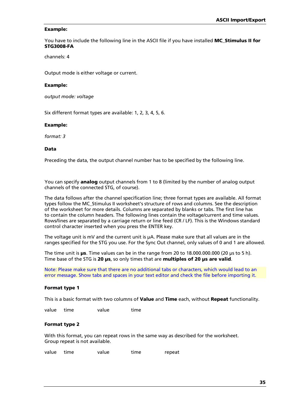 Multichannel Systems STG3008-FA Manual User Manual | Page 41 / 101