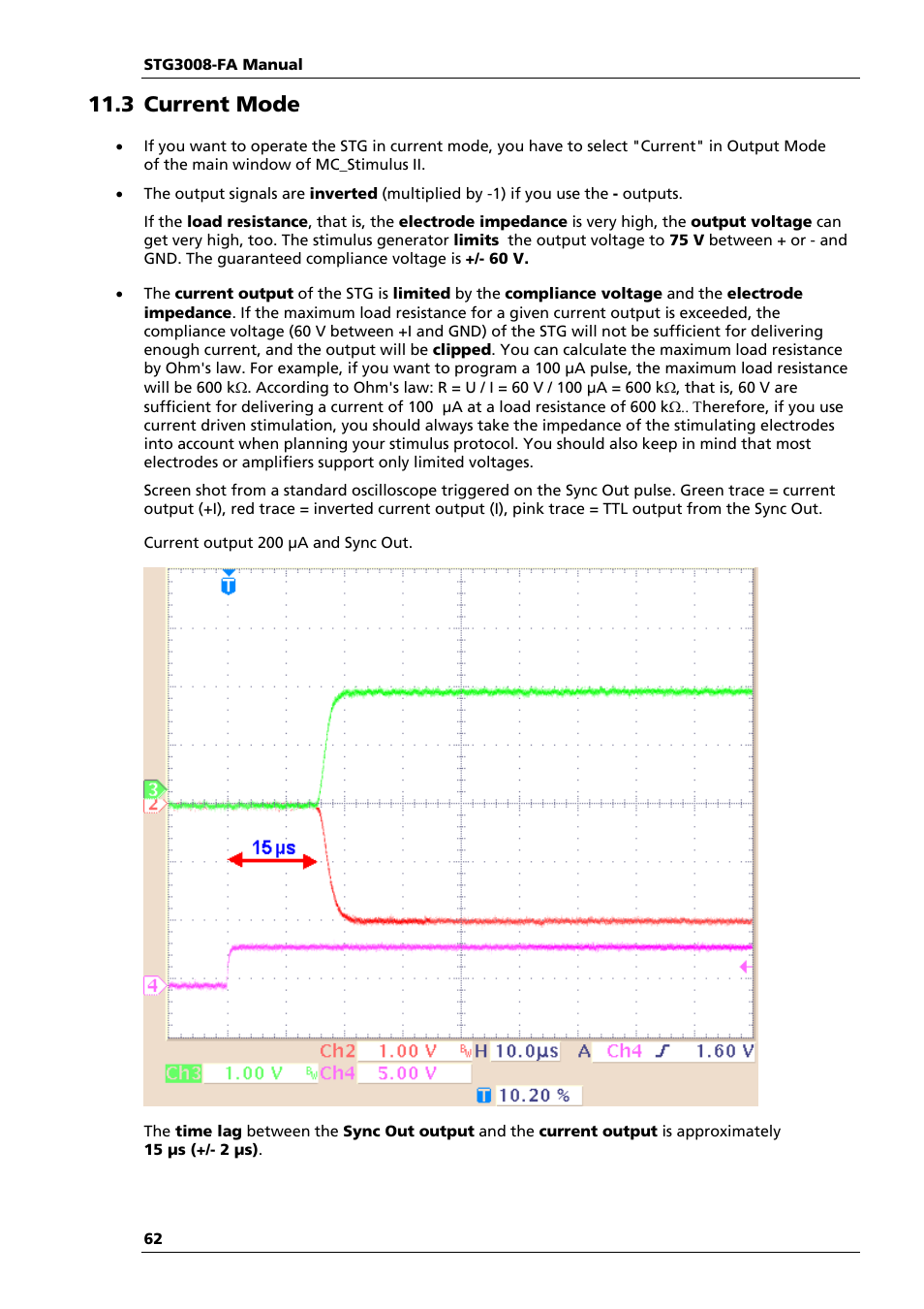 3 current mode | Multichannel Systems STG3008-FA Manual User Manual | Page 68 / 101