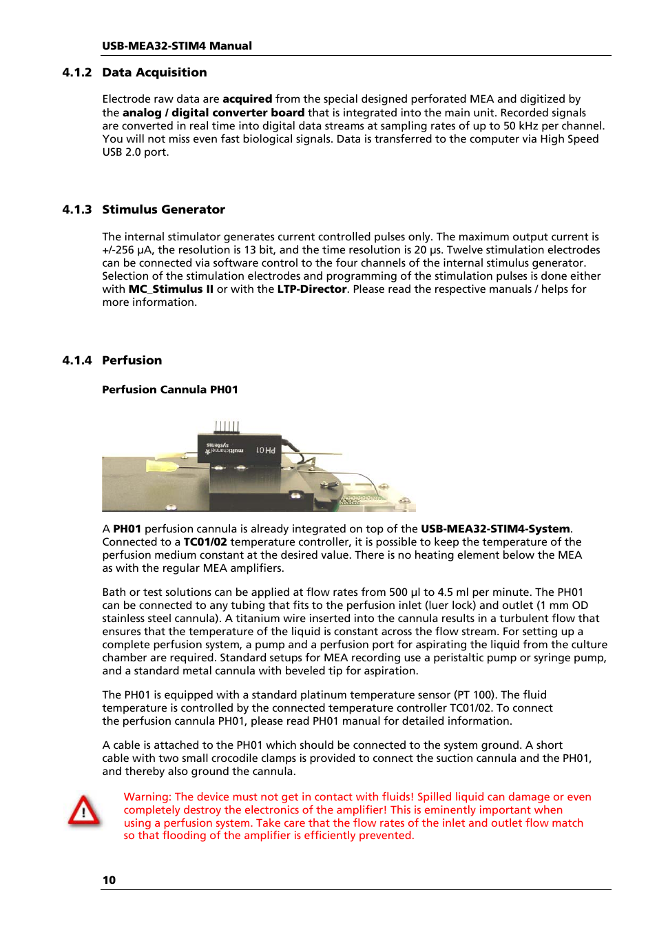 Multichannel Systems USB-MEA32-STIM4 Manual User Manual | Page 16 / 50