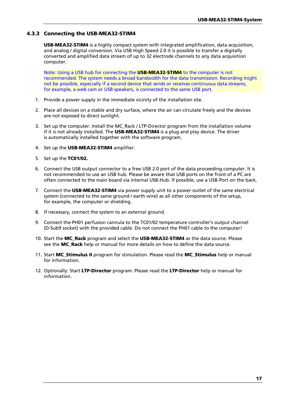Multichannel Systems USB-MEA32-STIM4 Manual User Manual | Page 23 / 50