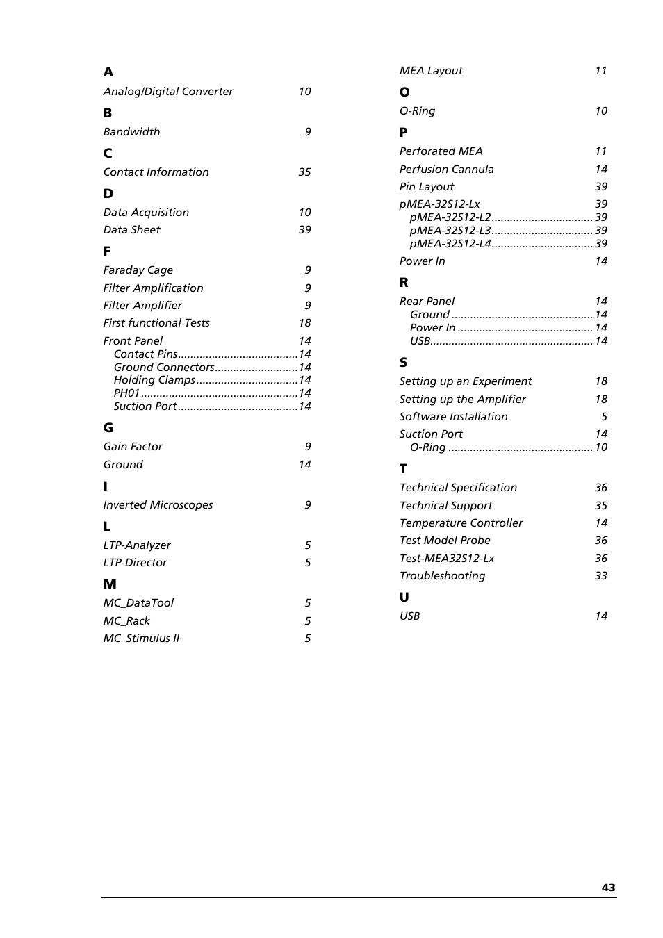 Multichannel Systems USB-MEA32-STIM4 Manual User Manual | Page 49 / 50