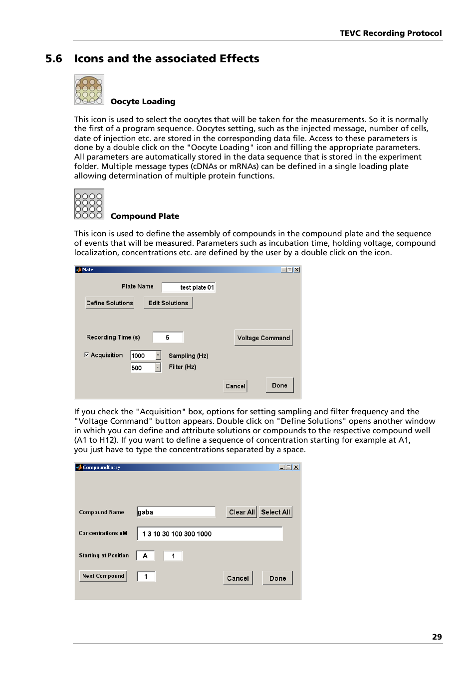 6 icons and the associated effects | Multichannel Systems HiClamp Manual User Manual | Page 35 / 81