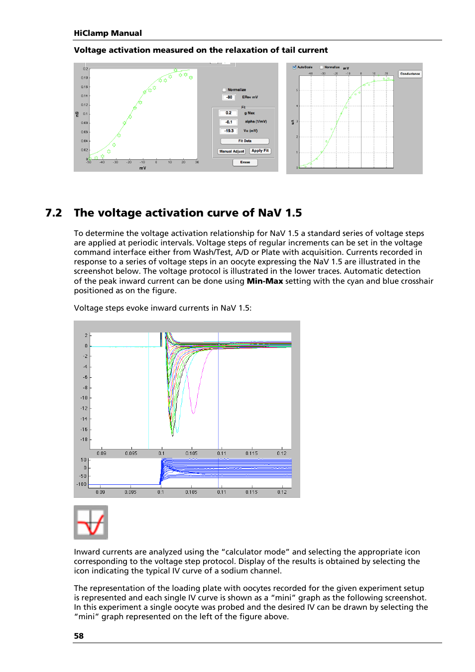 2 the voltage activation curve of nav 1.5 | Multichannel Systems HiClamp Manual User Manual | Page 64 / 81