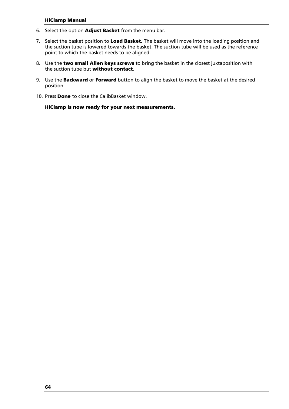 Multichannel Systems HiClamp Manual User Manual | Page 70 / 81