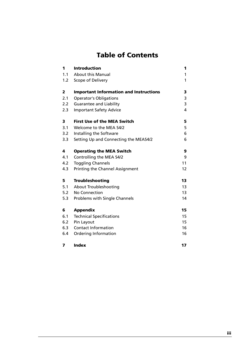 Multichannel Systems MEAS42+MEASwitchUSB Manual User Manual | Page 3 / 23
