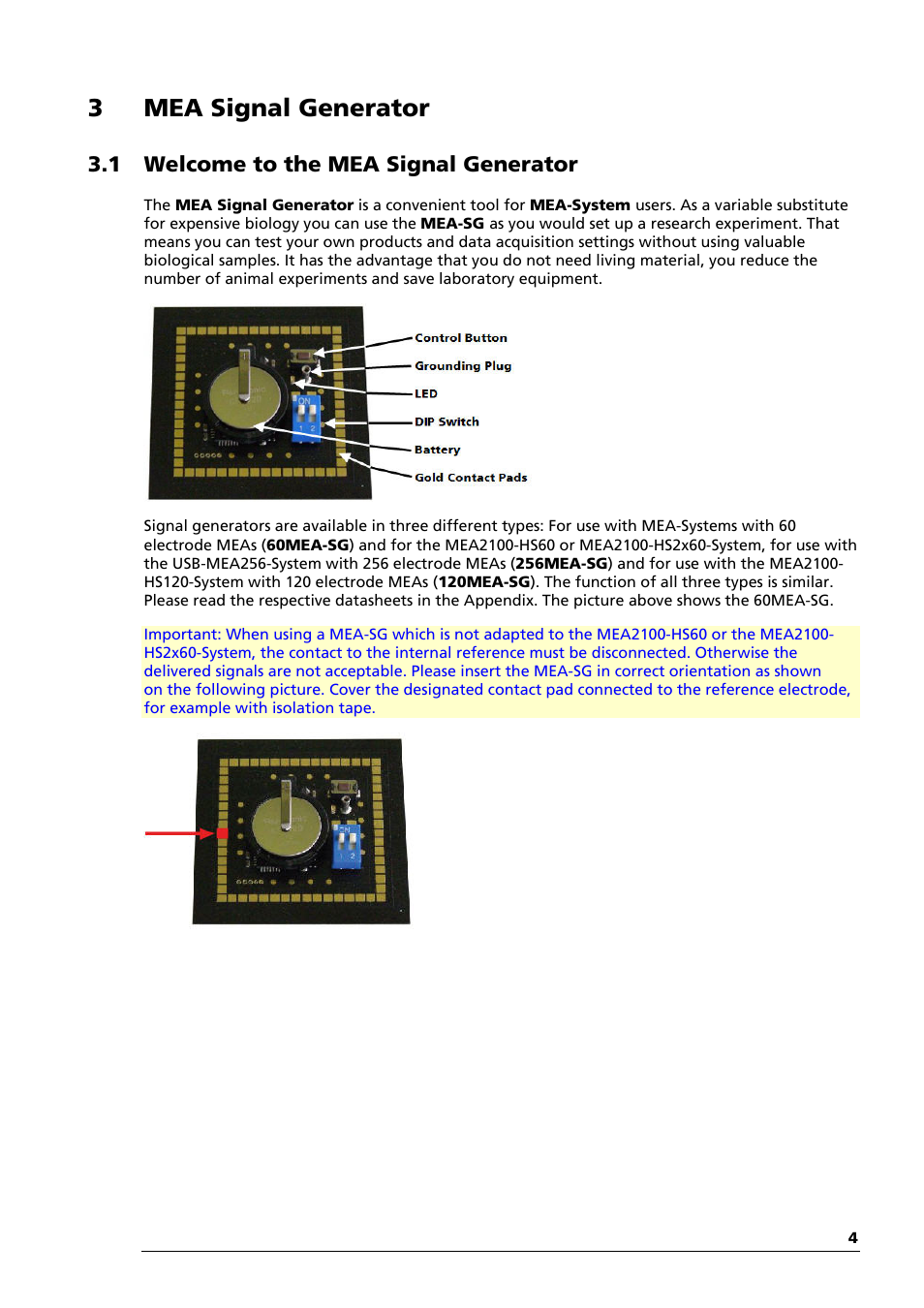 3 mea signal generator | Multichannel Systems MEA_Signal_Generator Manual User Manual | Page 8 / 29