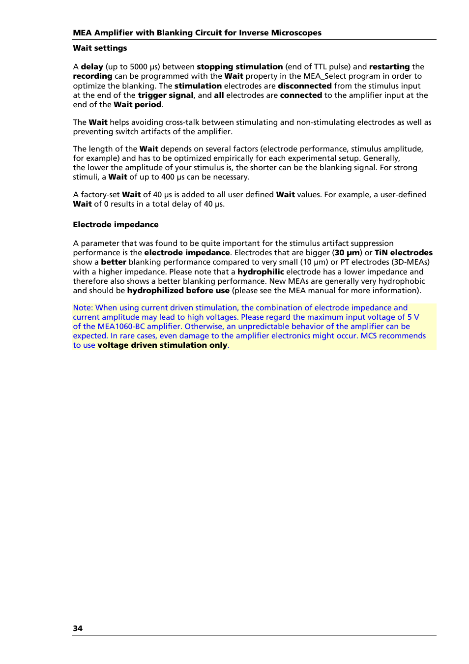 Multichannel Systems MEA1060-Inv-BC Manual User Manual | Page 38 / 64