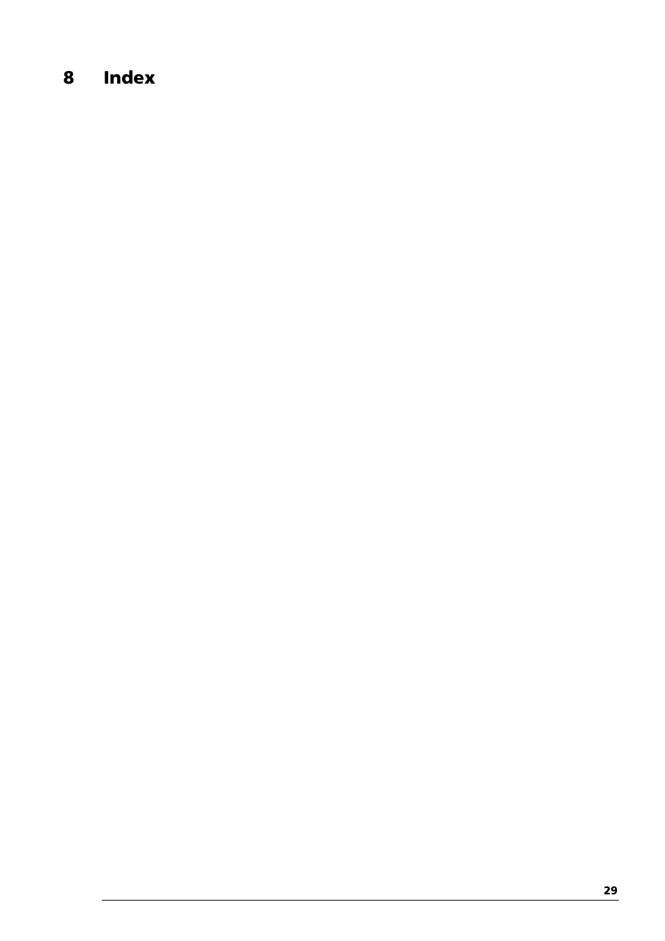 8 index | Multichannel Systems MEA1060-Up Manual User Manual | Page 33 / 36