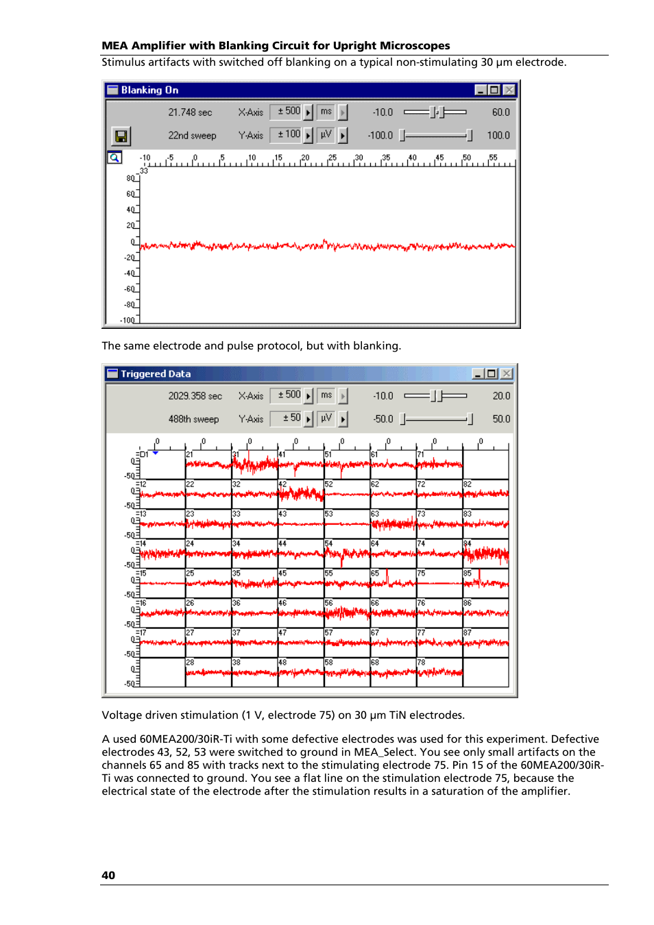 Multichannel Systems MEA1060-Up-BC Manual User Manual | Page 40 / 64