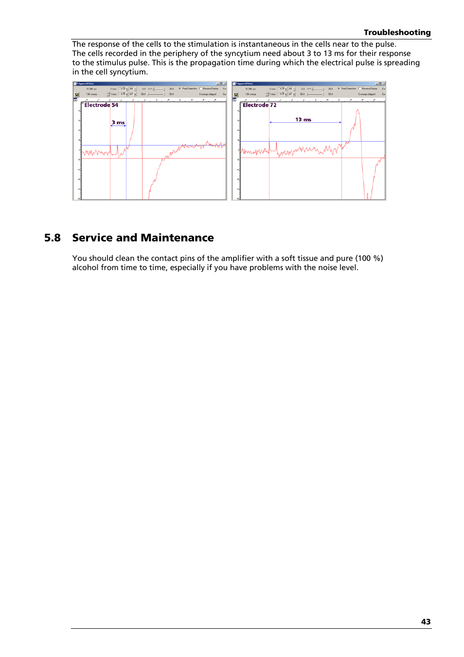 8 service and maintenance | Multichannel Systems MEA1060-Up-BC Manual User Manual | Page 43 / 64