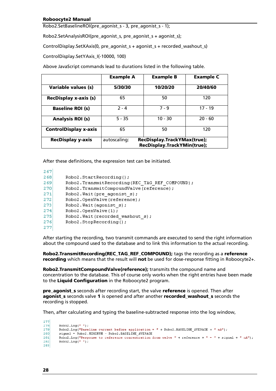 Multichannel Systems Roboocyte2 Scripting Manual User Manual | Page 28 / 36