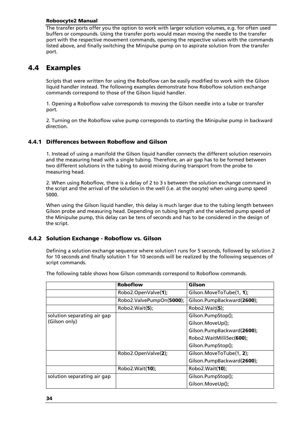 4 examples | Multichannel Systems Roboocyte2 Scripting Manual User Manual | Page 34 / 36