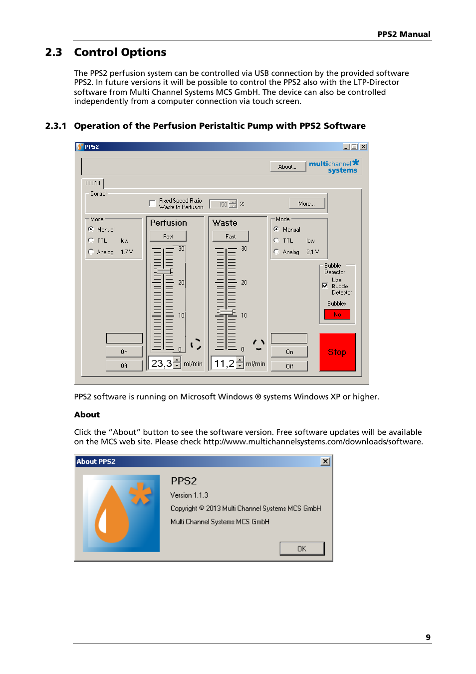 3 control options | Multichannel Systems PPS2 Manual User Manual | Page 11 / 26