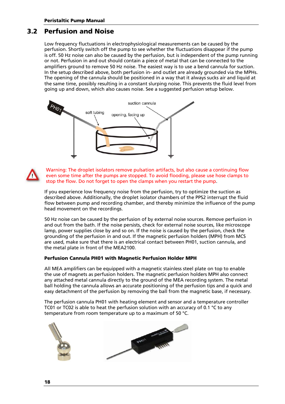 2 perfusion and noise | Multichannel Systems PPS2 Manual User Manual | Page 20 / 26