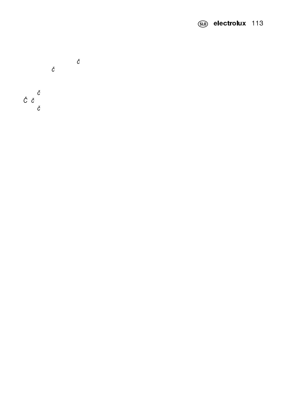 Electrolux EMS2105S User Manual | Page 113 / 152