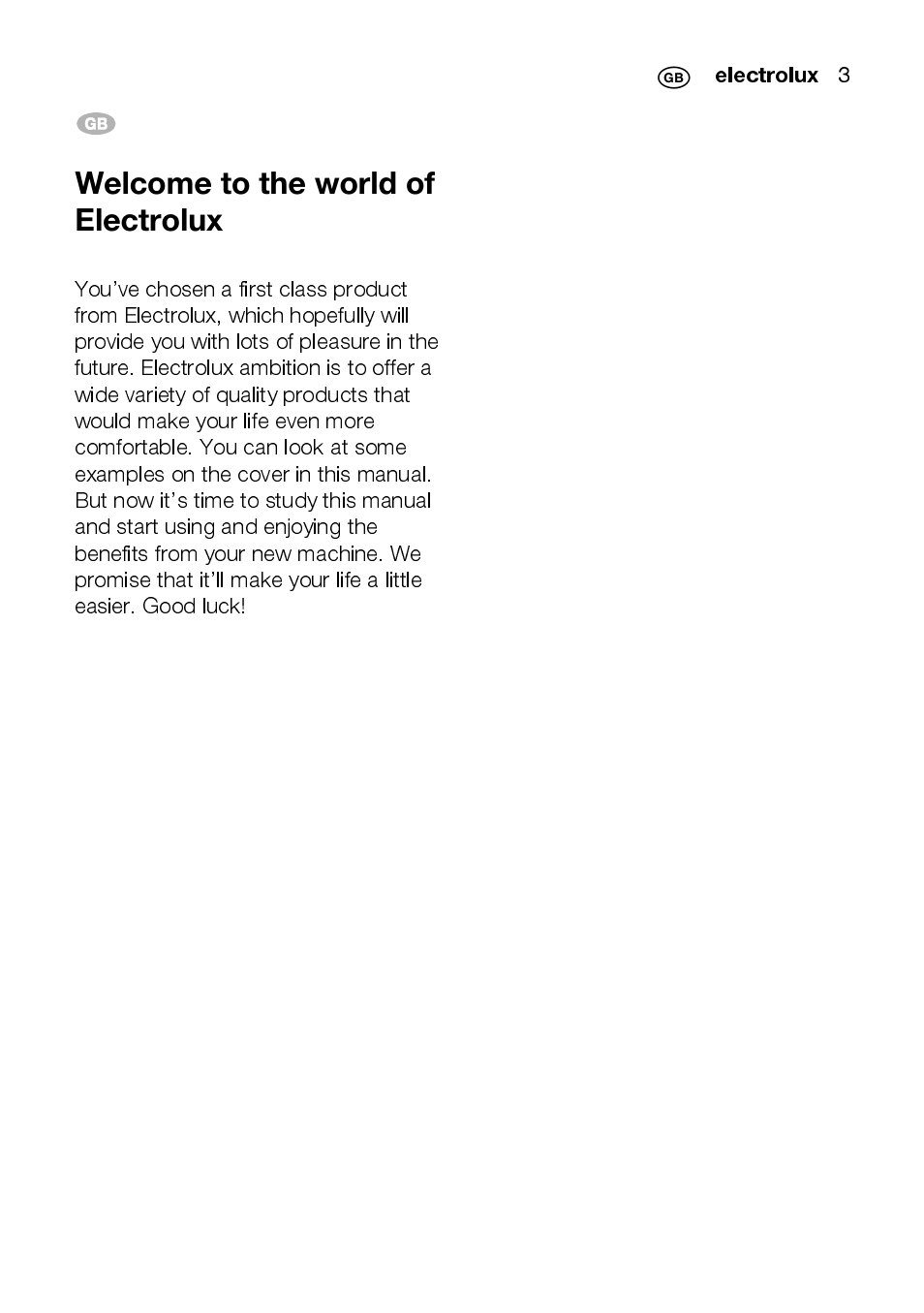 Electrolux EMS2105S User Manual | Page 3 / 152