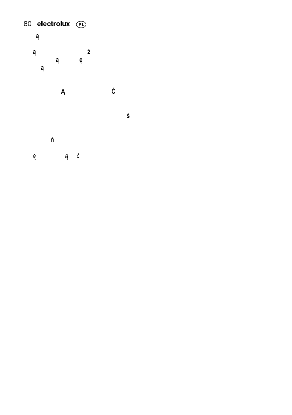Electrolux EMS2105S User Manual | Page 80 / 152