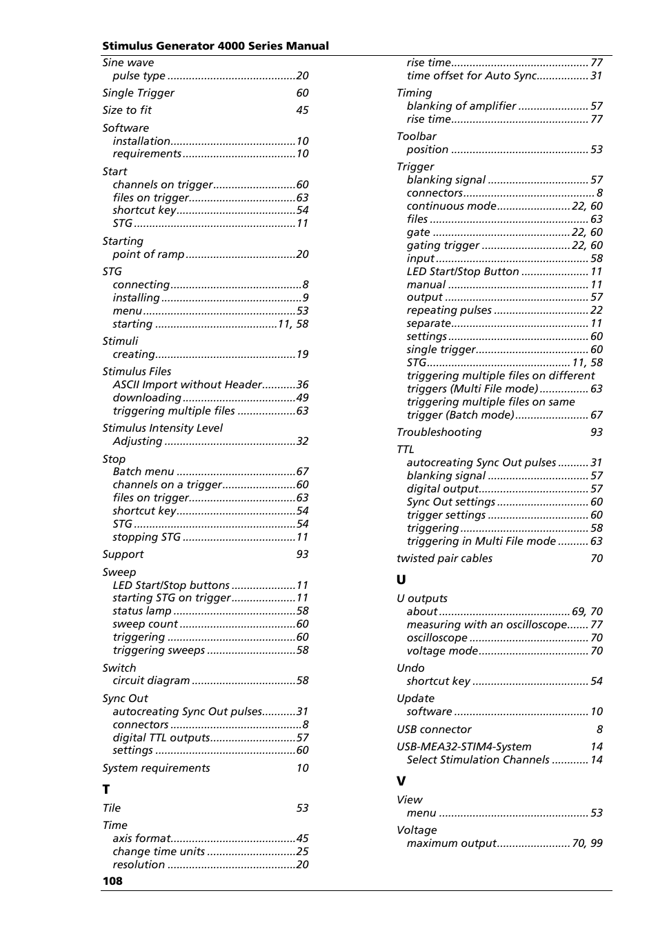Multichannel Systems STG4004+STG4008 Manual User Manual | Page 112 / 114